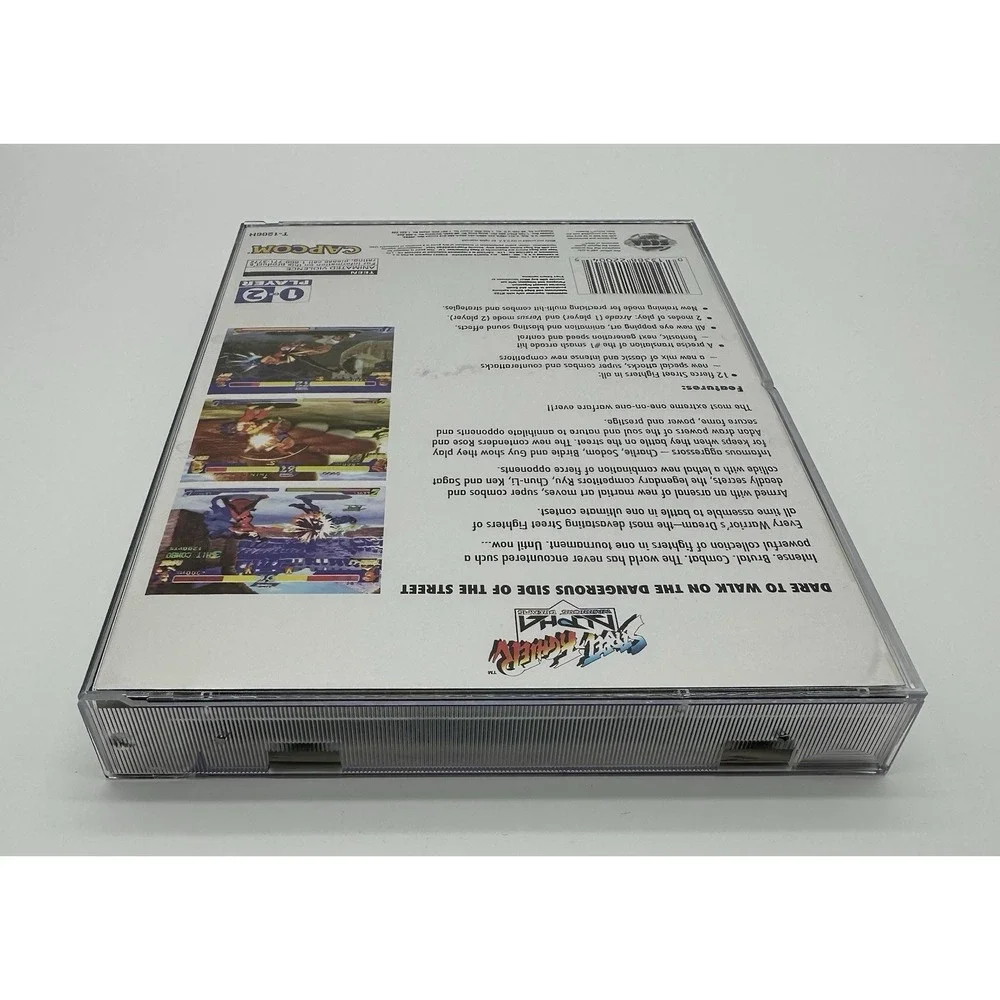 STREET FIGHTER ALPHA WARRIORS' DREAMS SEGA SATURN CIB FOAM REG INSERT TESTED